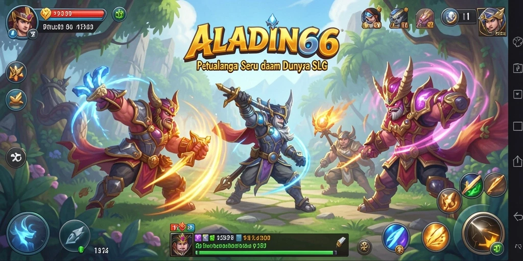 Tampilan menarik dari gameplay ALADIN66 yang seru dan strategis.