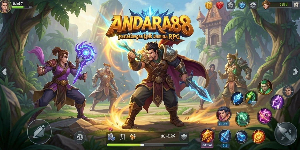 Tangkapan layar ANDARA88 yang menunjukkan aksi petualangan RPG yang mendebarkan.