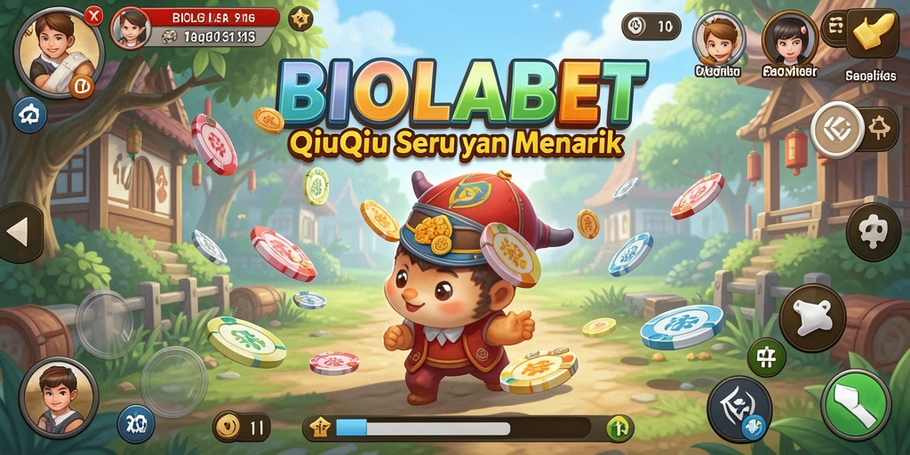 Screenshot utama dari gameplay QiuQiu yang mendebarkan.