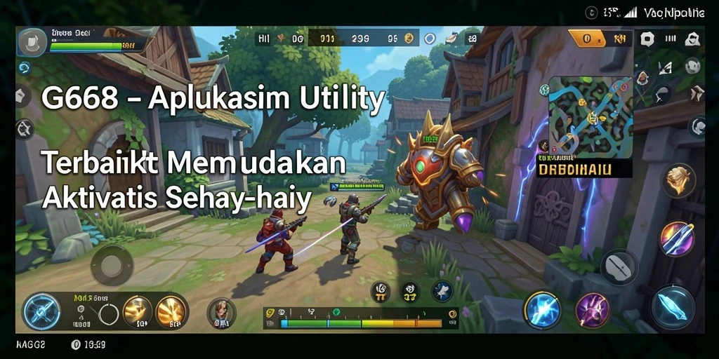 Screenshot G668 menampilkan antarmuka intuitif aplikasi Utility.