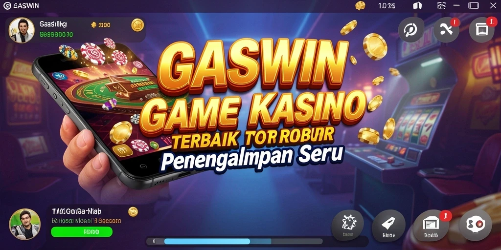 Screenshot GASWIN menunjukkan aksi seru permainan Kasino yang mengasyikkan.