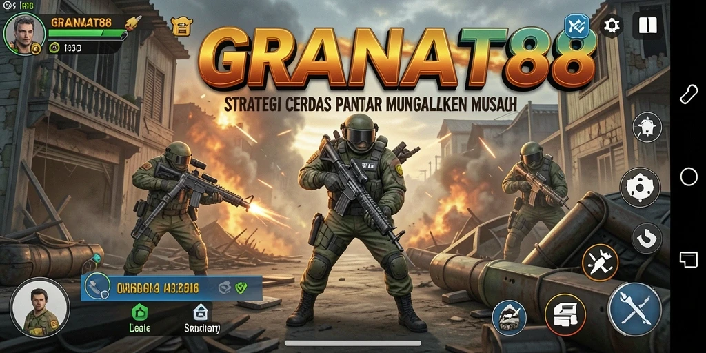 Tampilan menyenangkan dari gameplay <strong>GRANAT88</strong> yang menantang dan strategis.