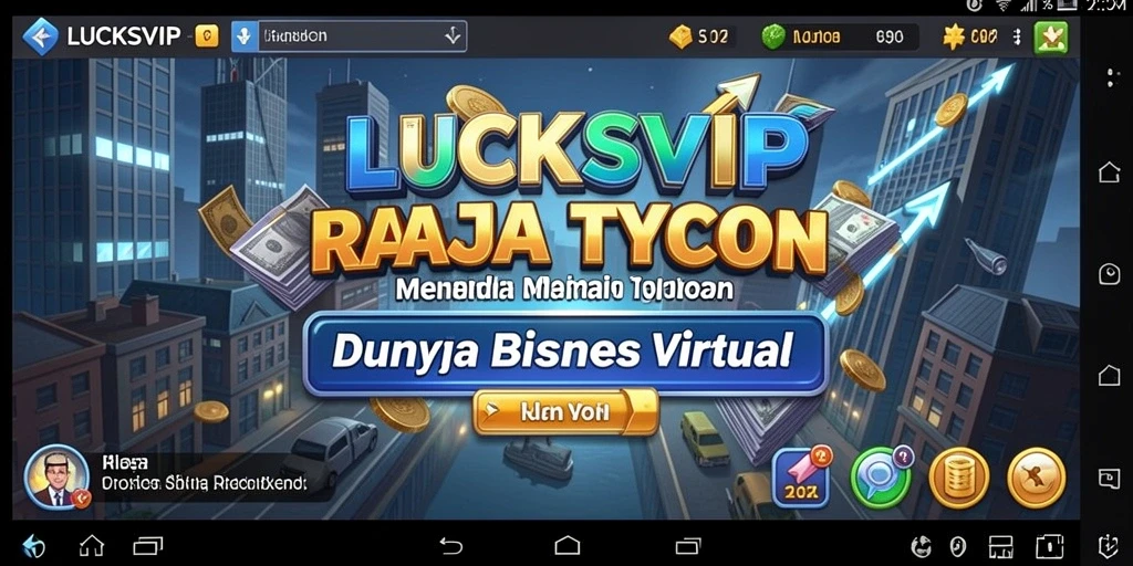 Gambaran gameplay LUCKSVIP yang seru dan mendebarkan dalam dunia Tycoon.