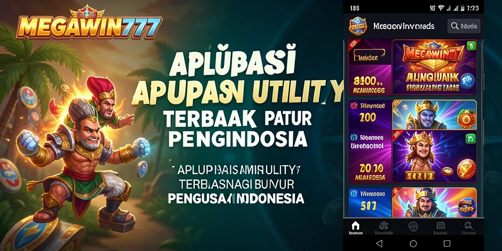 Tampilan antarmuka intuitif MEGAWIN777 saat digunakan.