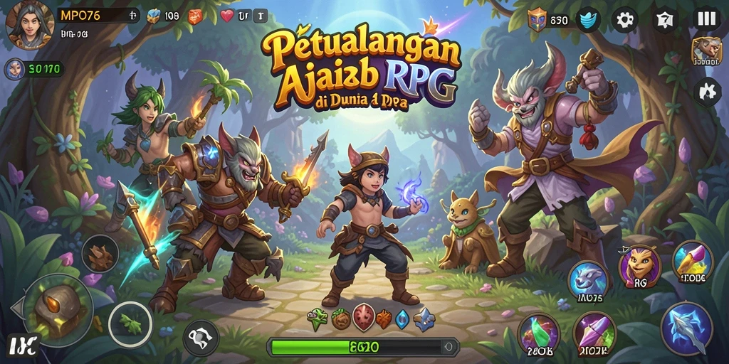 Tangkapan layar game MPO76 dengan grafis RPG yang menakjubkan.
