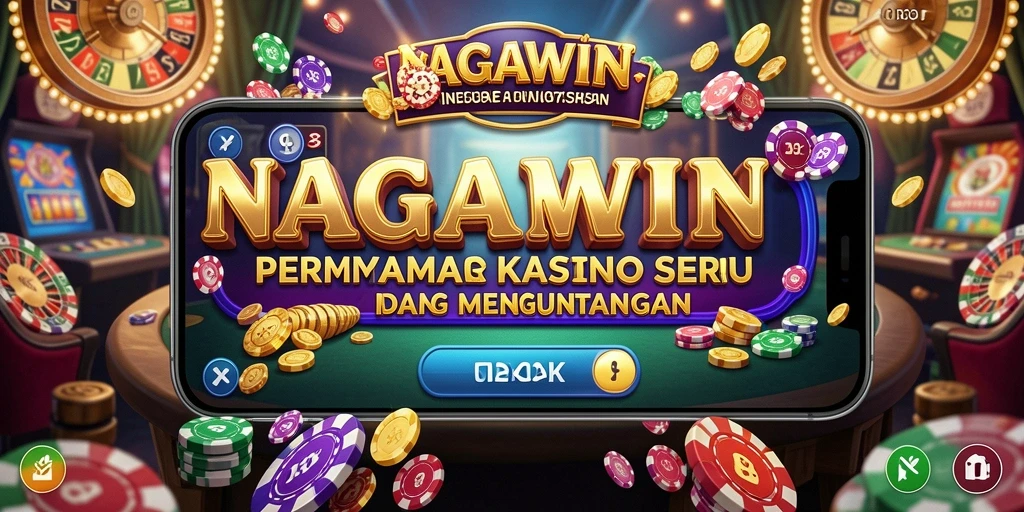 Screenshot gameplay NAGAWIN menampilkan aksi seru kasino.
