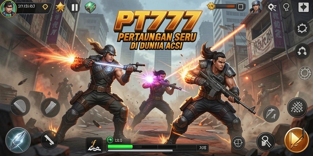 Gameplay Action seru di PT777 dengan pertarungan mendebarkan.