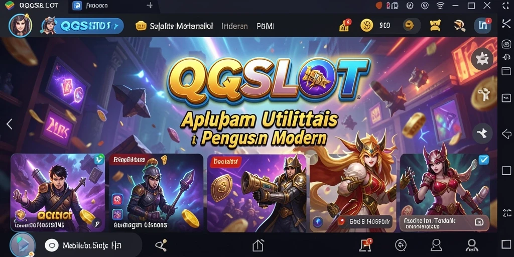 Tampilan antarmuka QQSLOT yang sederhana dan efektif untuk utilitas.