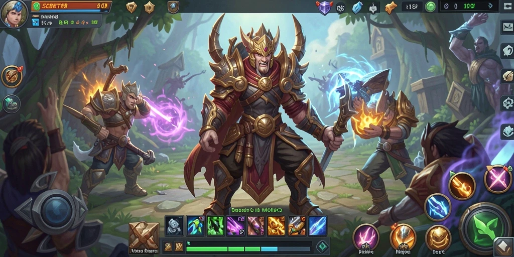 Tampilan gameplay seru dalam petualangan MMORPG.